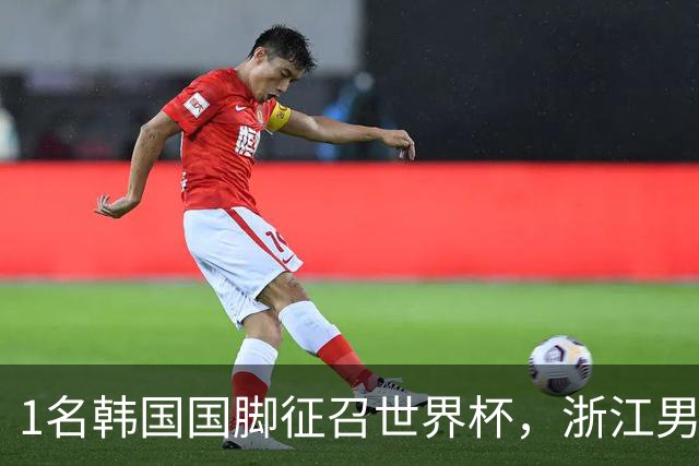 1名韩国国脚征召世界杯，浙江男足能够获得多少补偿？数字惊人